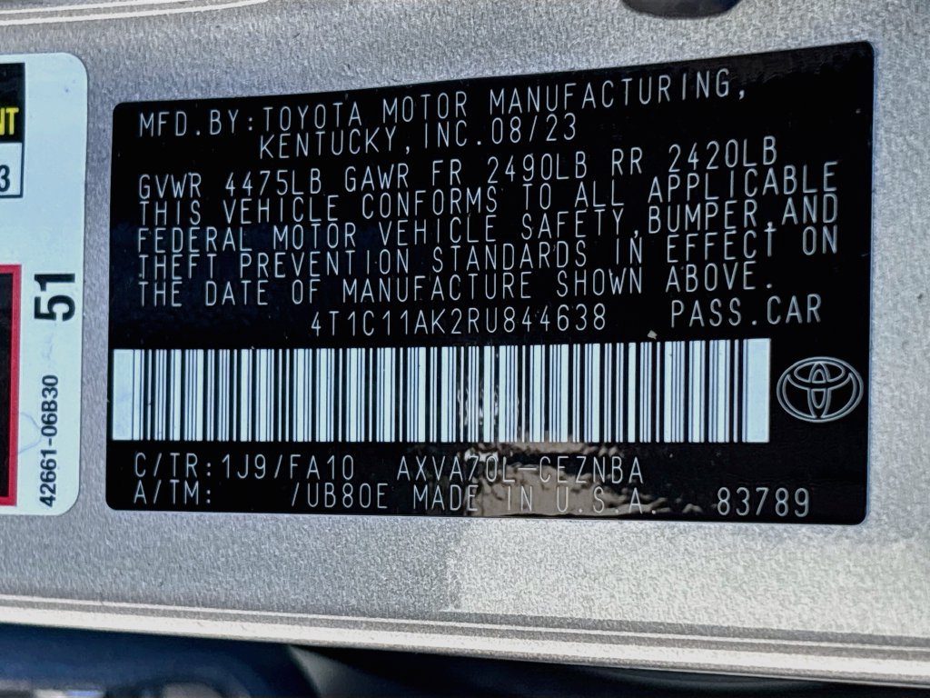Used 2024 Toyota Camry LE FWD image 30