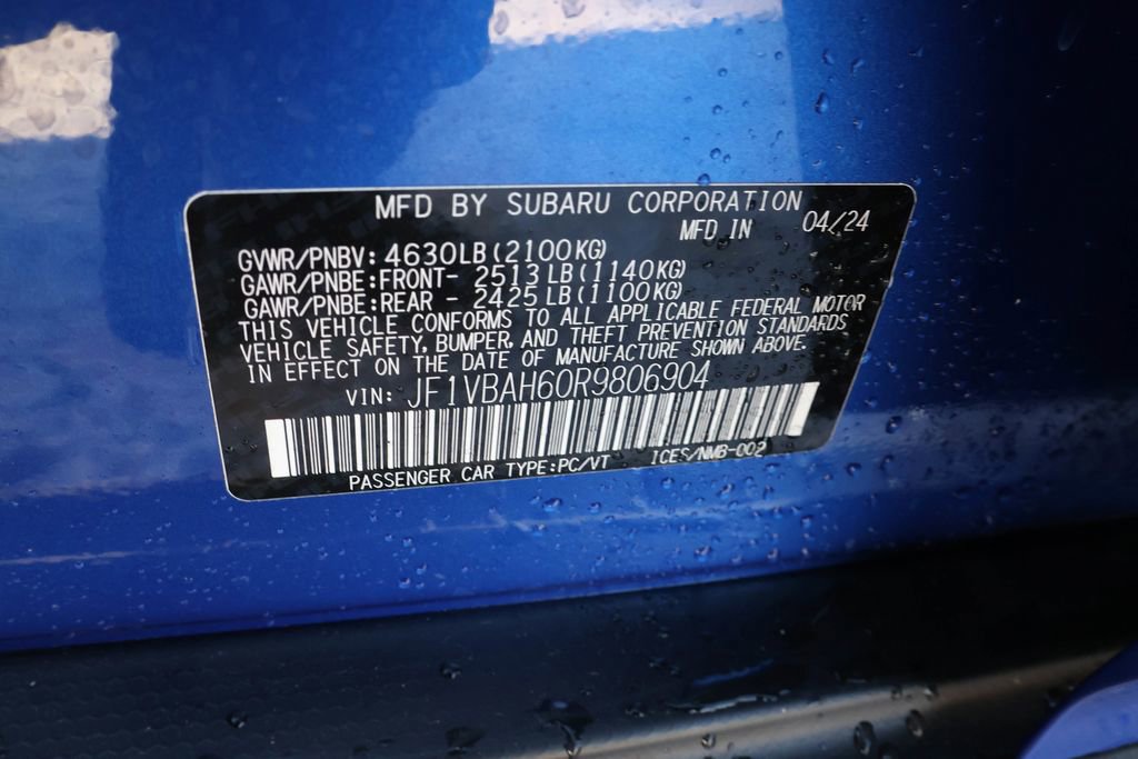 Used 2024 Subaru WRX Premium image 39