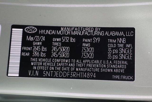 Used 2024 Hyundai Santa Cruz Limited image 29