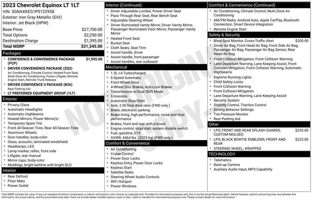 Used 2023 Chevrolet Equinox LT image 12