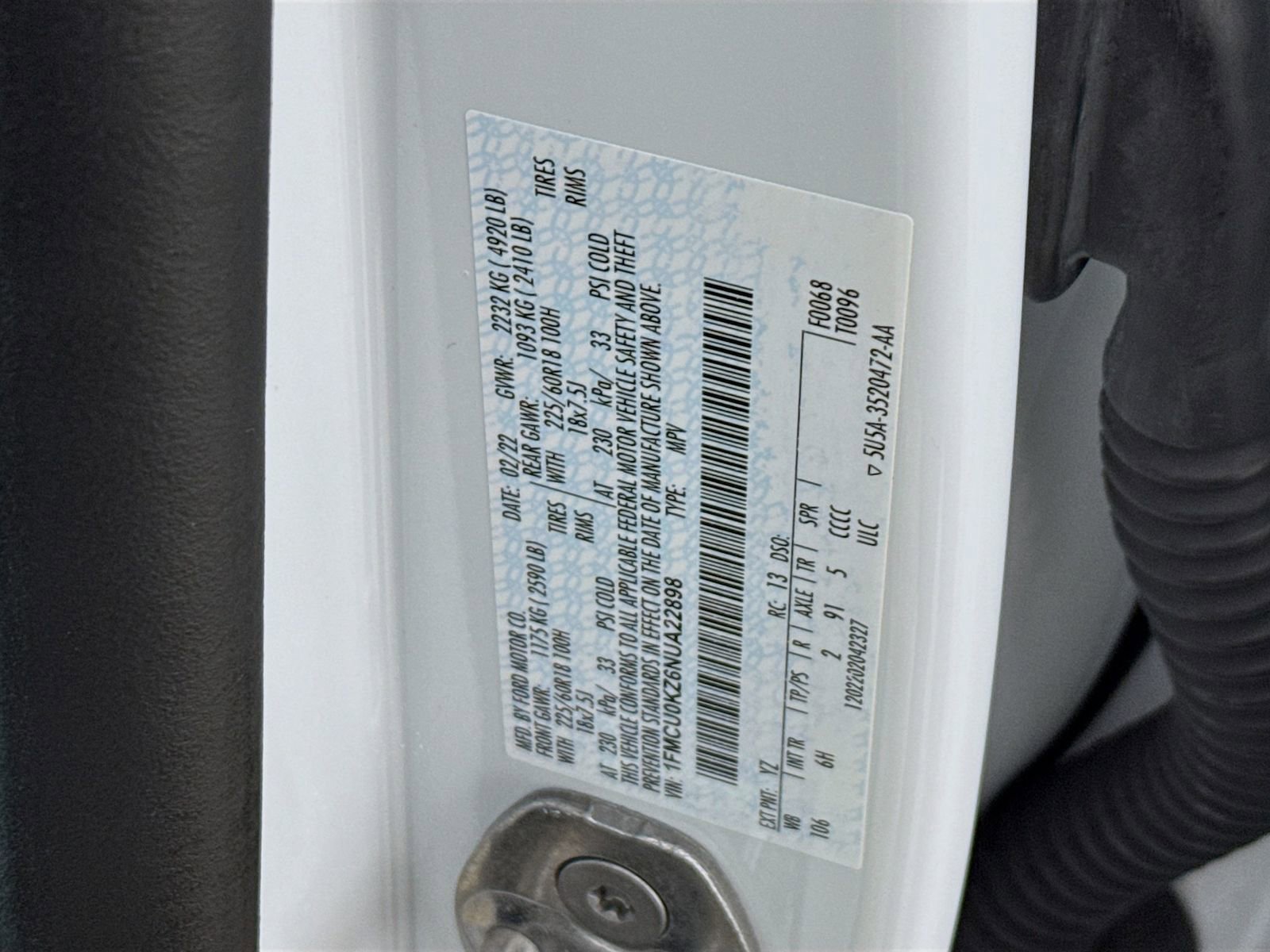 Used 2022 Ford Escape SEL w/ Technology Package image 25