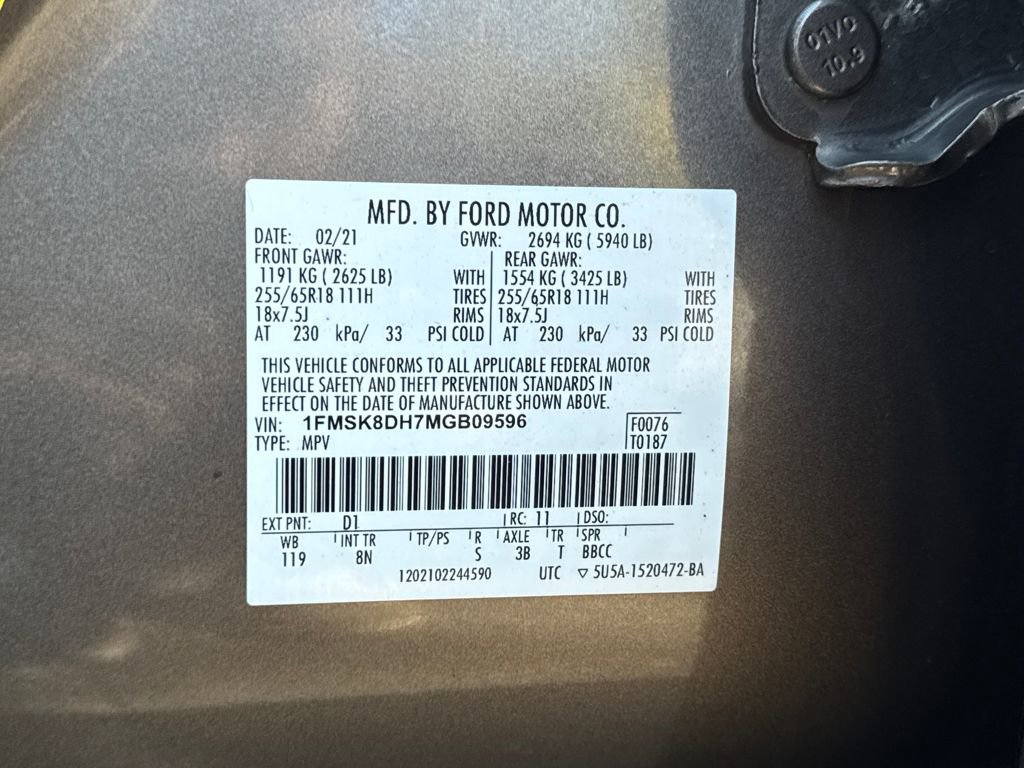 Used 2021 Ford Explorer XLT w/ Class III Trailer Tow Package image 28