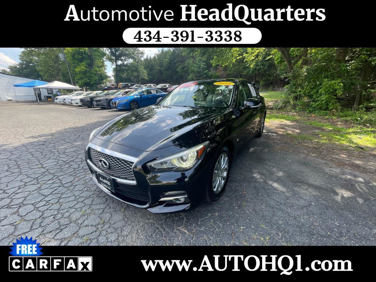 Used 2015 INFINITI Q50 Premium w/ Technology Package AWD/4WD video 1
