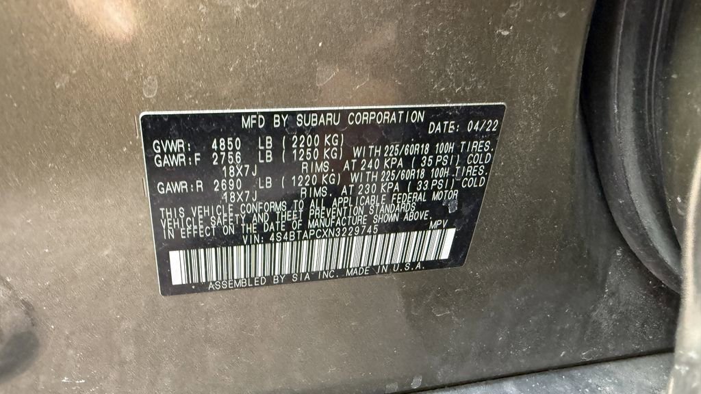 Used 2022 Subaru Outback Touring image 6