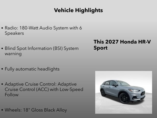 New 2027 Honda HR-V Sport image 5