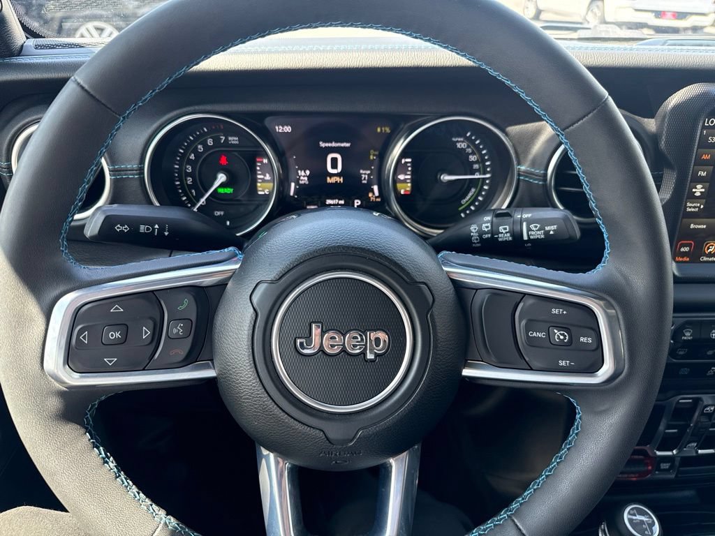 Used 2023 Jeep Wrangler Unlimited Rubicon 4xe w/ Steel Bumper Group AWD/4WD image 22