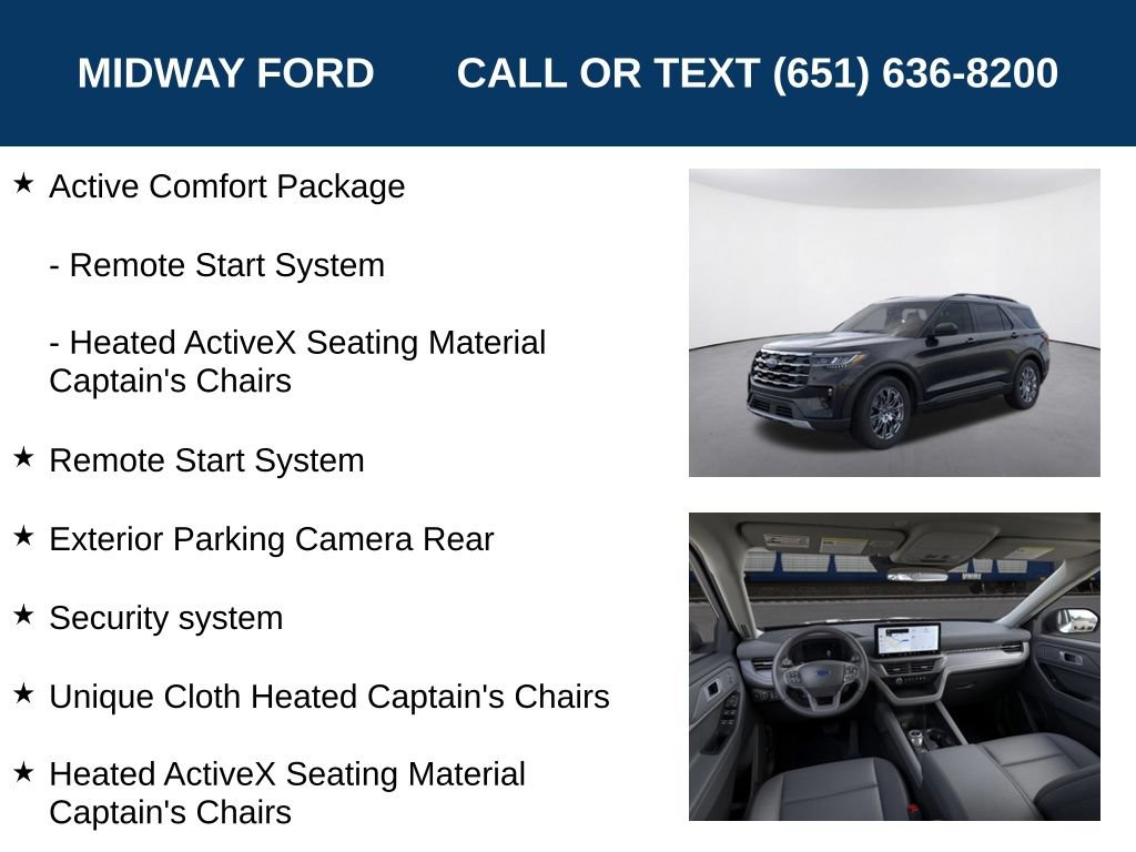 Used 2026 Ford Explorer Active w/ Active Comfort Package AWD/4WD image 13