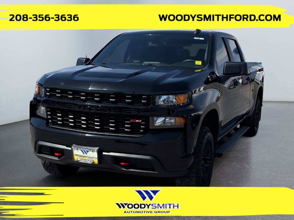 Used 2021 Chevrolet Silverado 1500 Custom Trail Boss w/ Midnight Edition AWD/4WD image 1