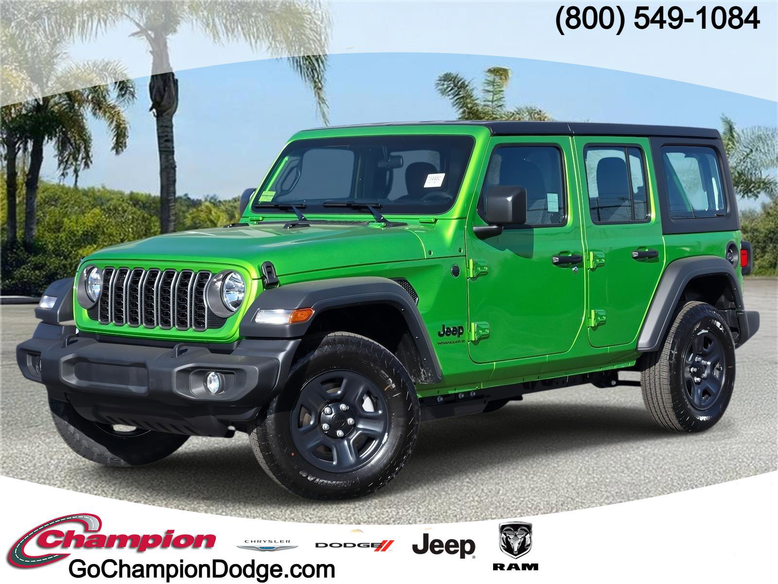 New 2026 Jeep Wrangler Unlimited Sport