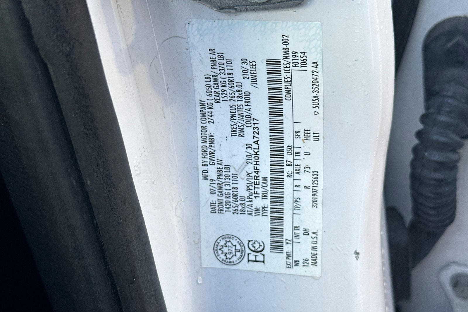 Used 2019 Ford Ranger Lariat w/ Equipment Group 501A Mid image 27