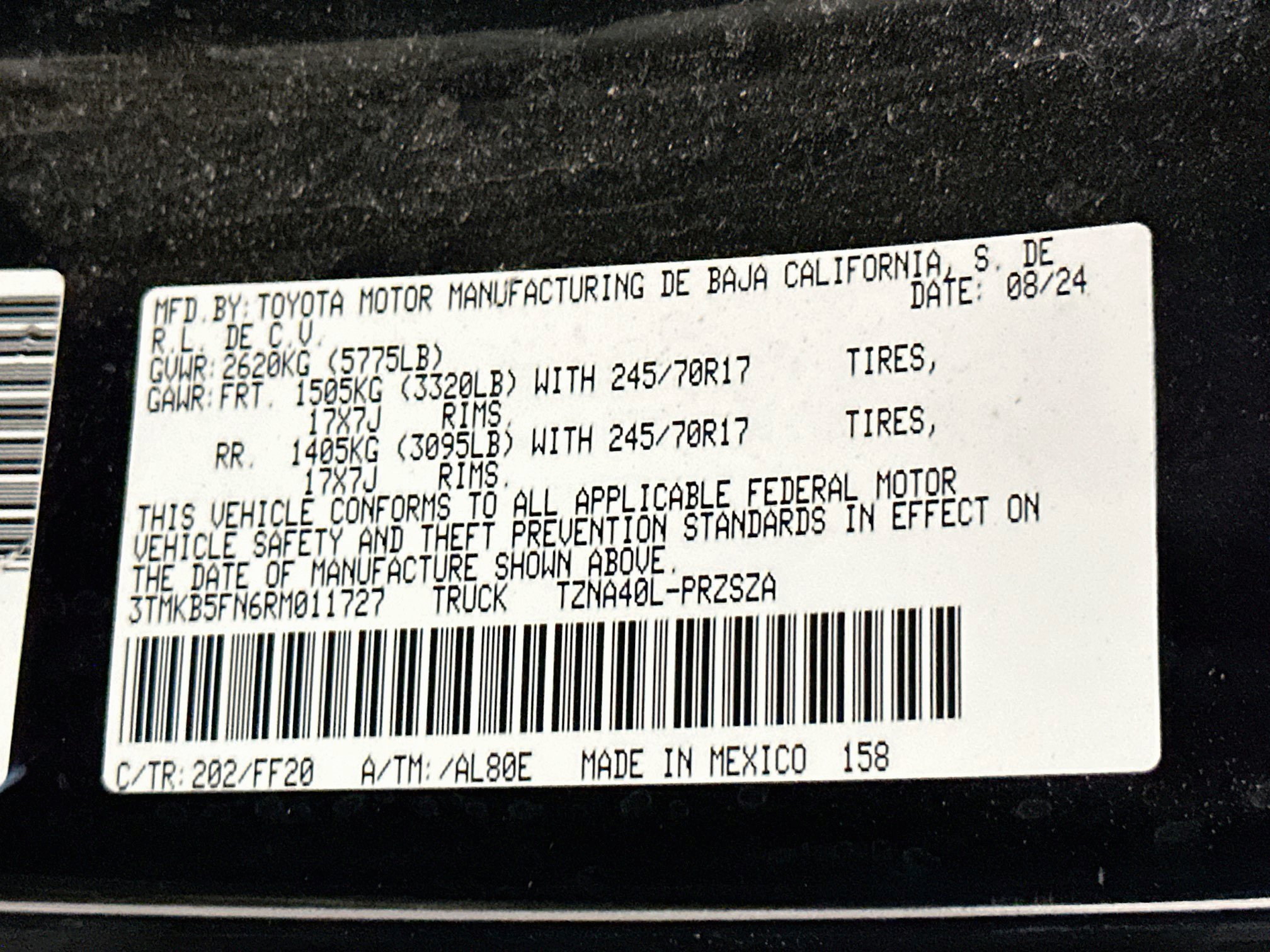 Used 2024 Toyota Tacoma SR5 RWD image 12