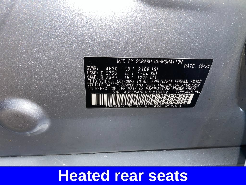 Certified 2024 Subaru Legacy Limited AWD/4WD image 30