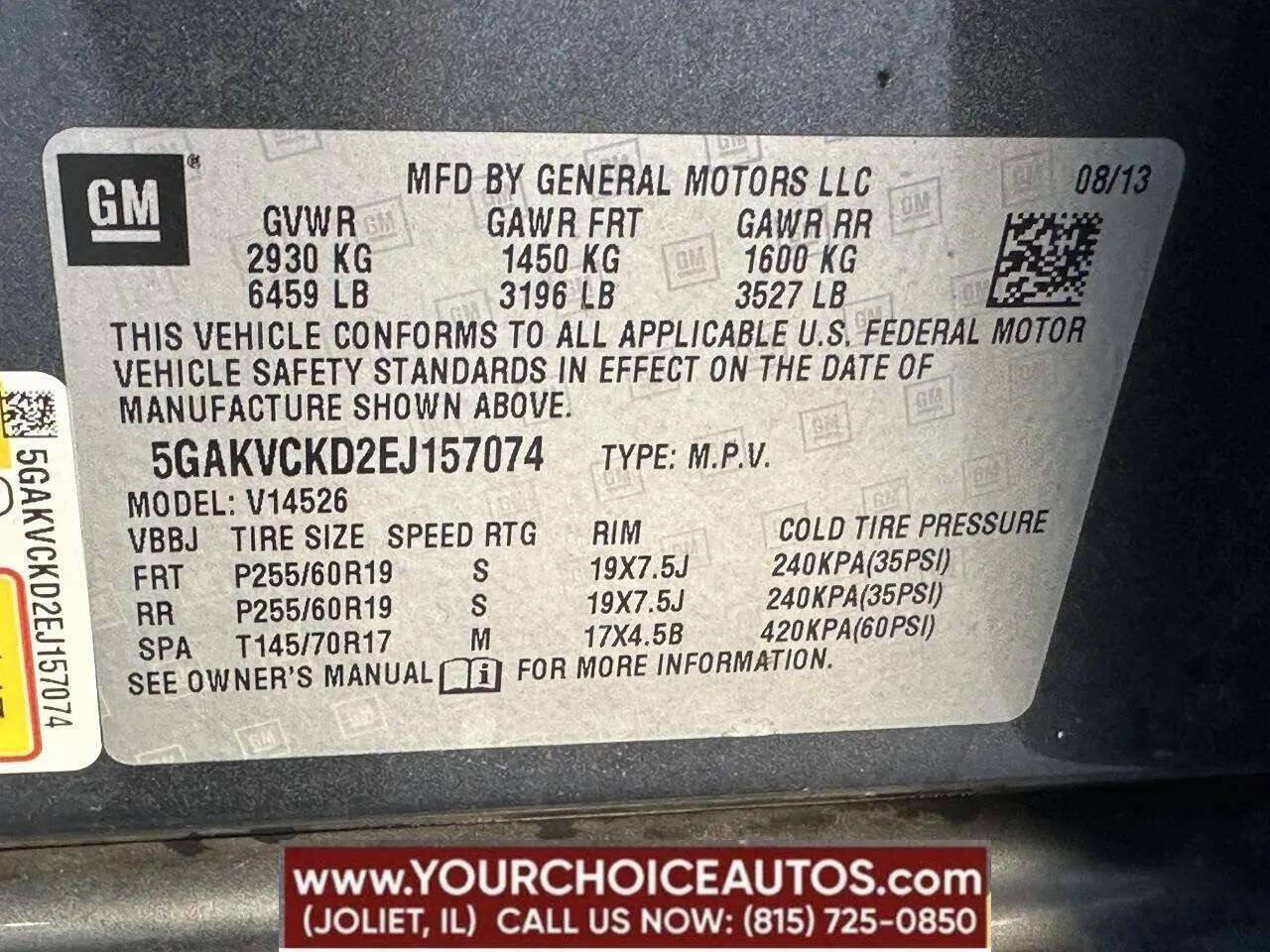 Used 2014 Buick Enclave Premium w/ Trailering Provision Package image 16