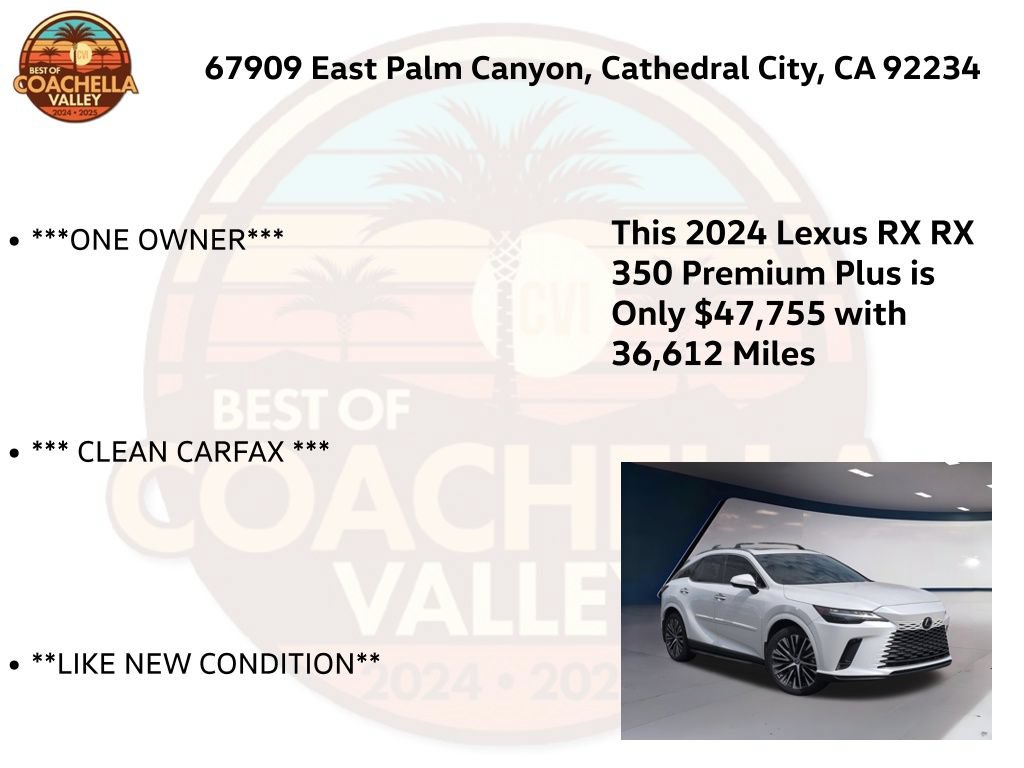 Used 2024 Lexus RX 350 Premium Plus w/ Convenience Package FWD image 5