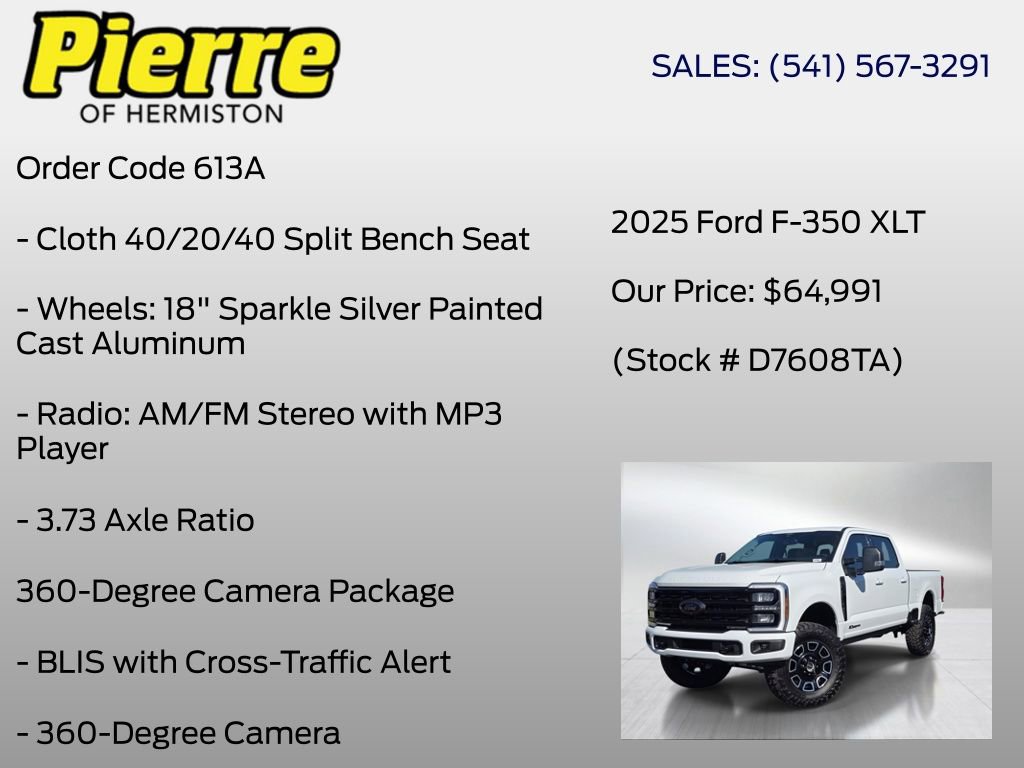Used 2025 Ford F350 XLT w/ Black Appearance Package AWD/4WD image 24