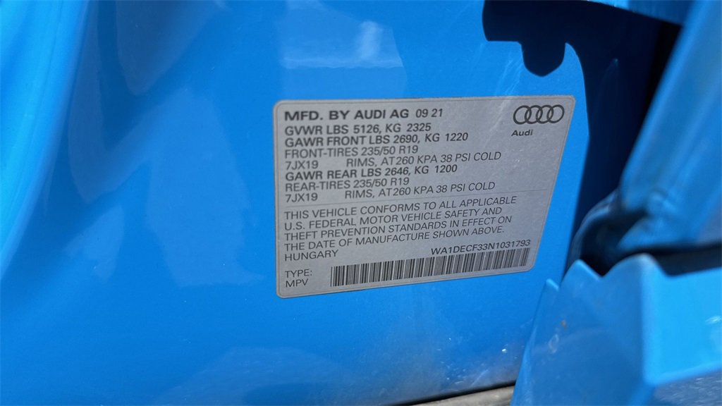 Used 2022 Audi Q3 2.0T Premium w/ Convenience Package image 62