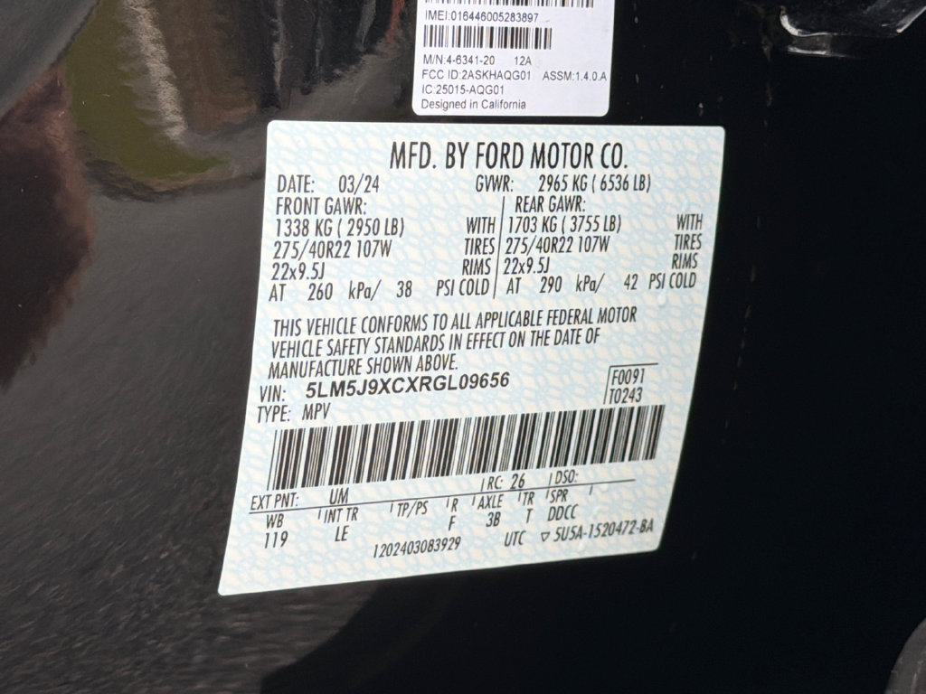 Used 2024 Lincoln Aviator Black Label AWD/4WD image 35