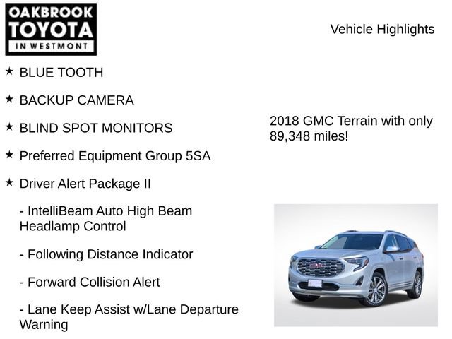 Used 2018 GMC Terrain Denali w/ Advanced Safety Package AWD/4WD image 5
