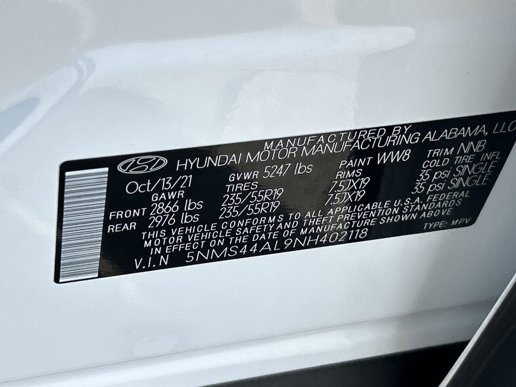 Used 2022 Hyundai Santa Fe Limited image 32