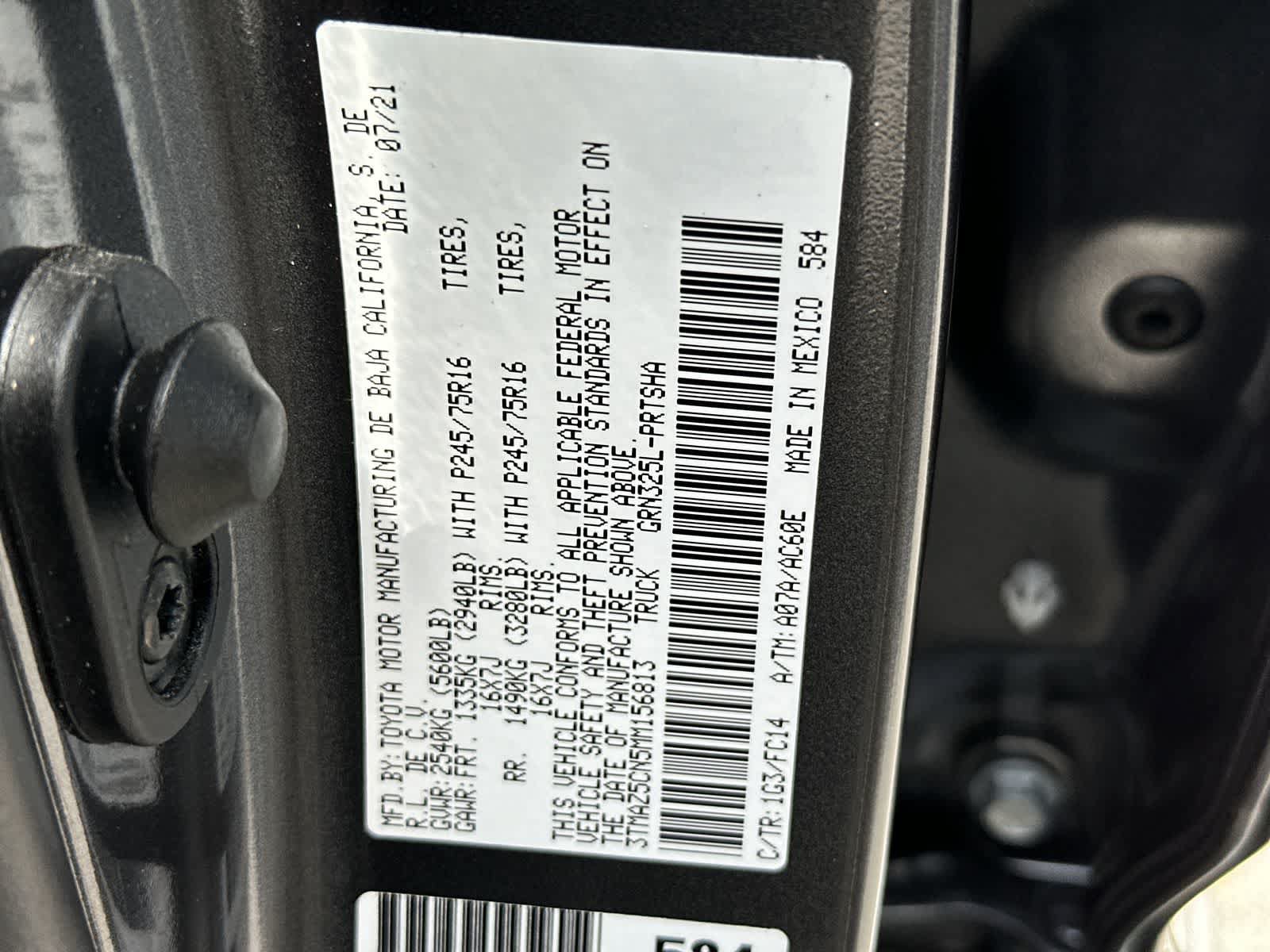 Used 2021 Toyota Tacoma SR5 RWD image 24