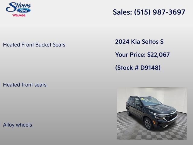 Used 2024 Kia Seltos S AWD/4WD image 16