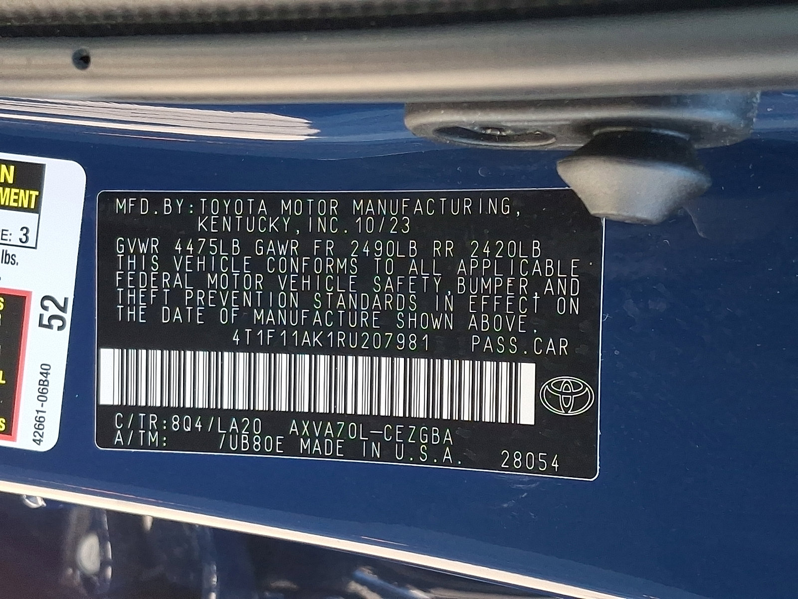 Certified 2024 Toyota Camry XLE image 27