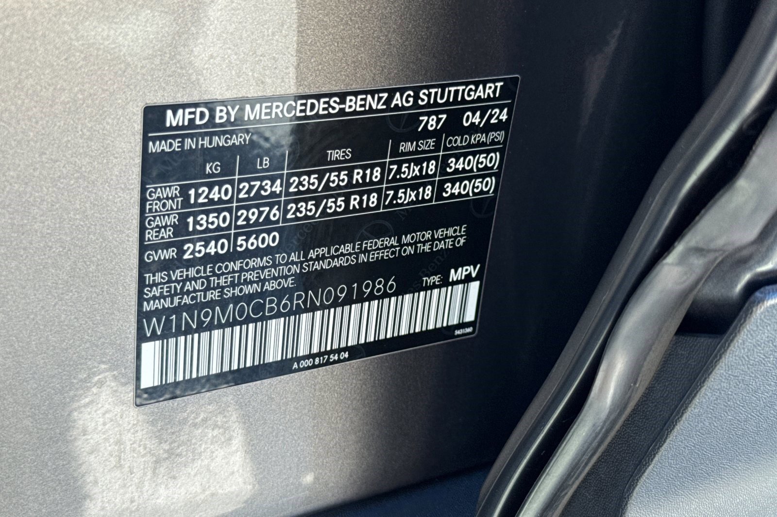 Certified 2024 Mercedes-Benz EQB 250+ image 19
