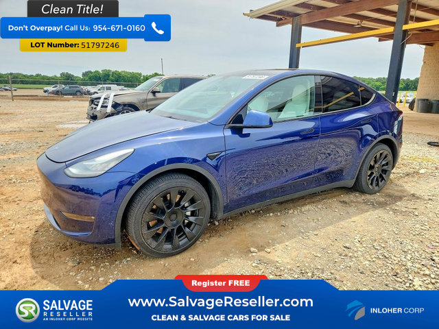 Used 2021 Tesla Model Y Long Range AWD/4WD image 1