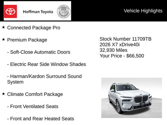 Used 2026 BMW X7 xDrive40i AWD/4WD image 5