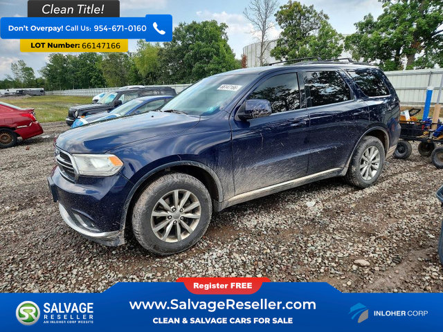 Used 2018 Dodge Durango SXT w/ Quick Order Package 2BB AWD/4WD image 1