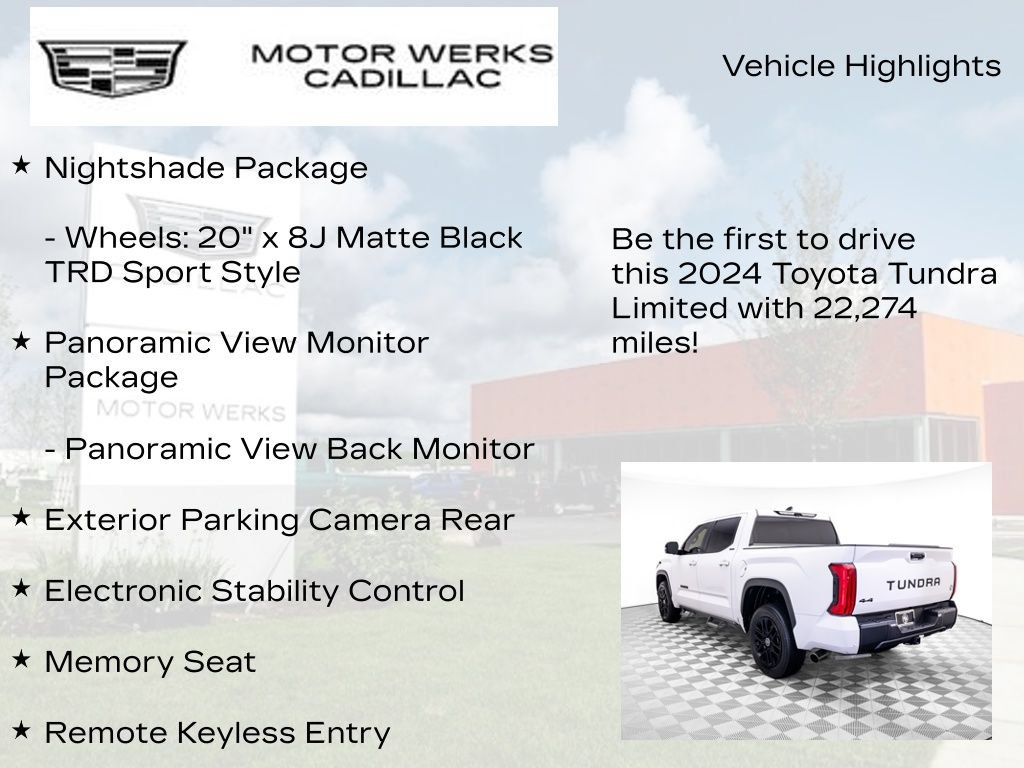 Used 2024 Toyota Tundra Limited AWD/4WD image 13
