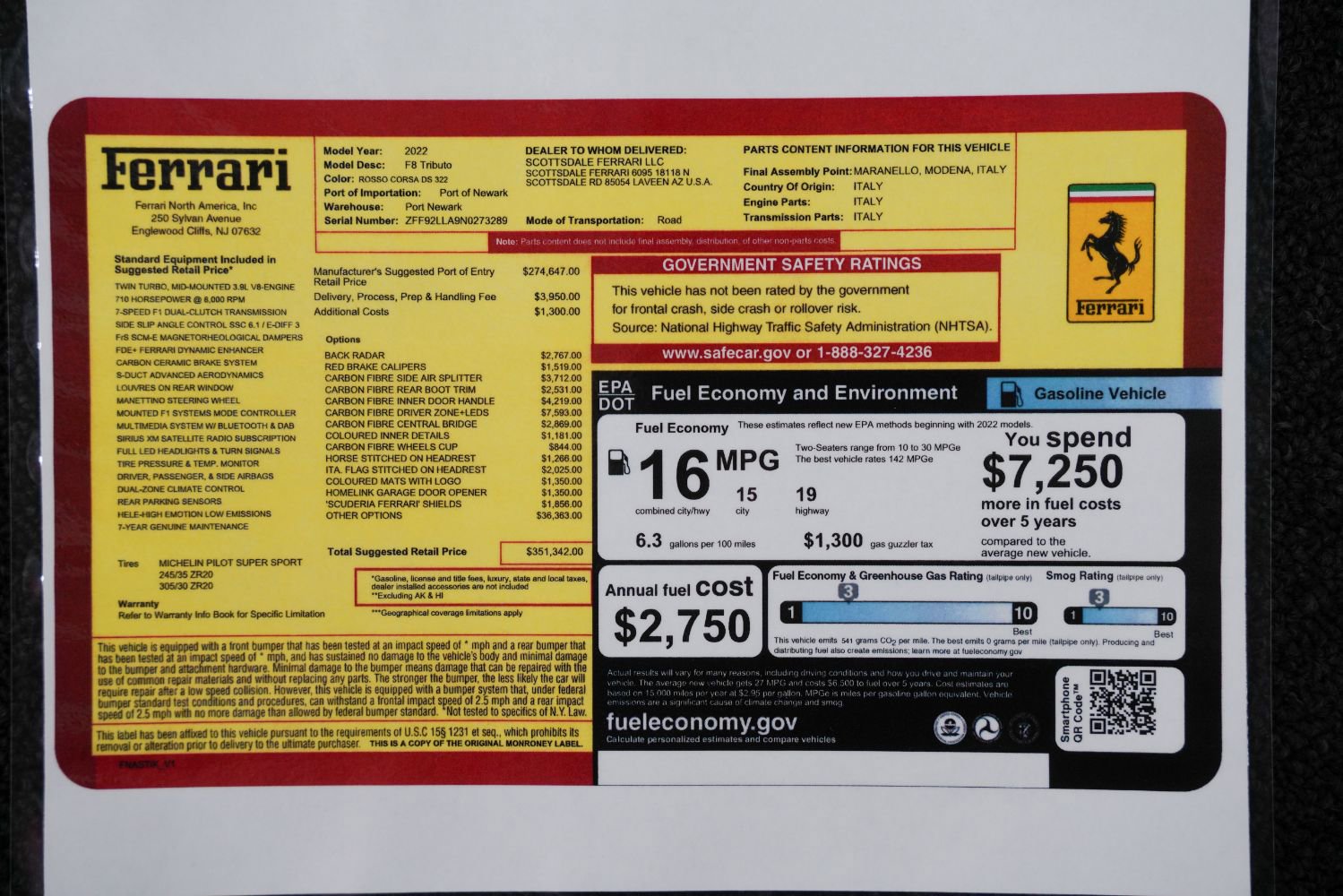 Used 2022 Ferrari F8 Tributo image 4