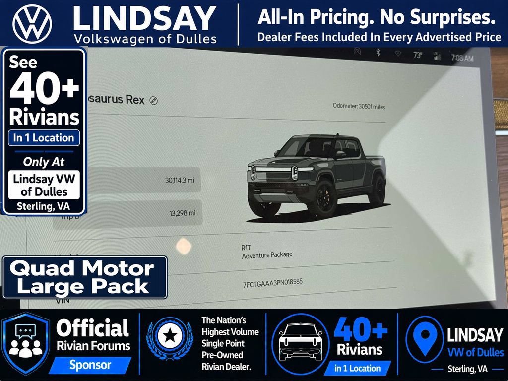 Used 2023 Rivian R1T Adventure AWD/4WD image 24