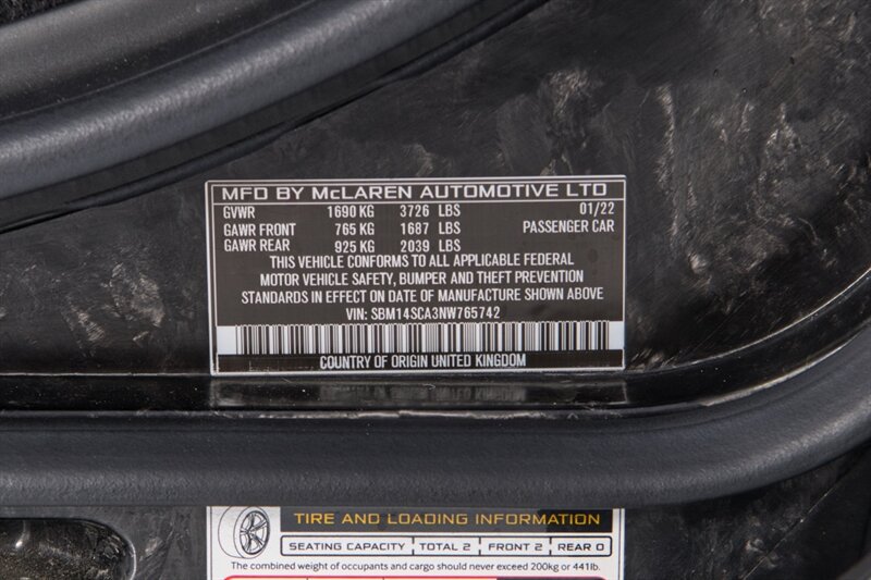 Used 2022 McLaren 765LT RWD image 46