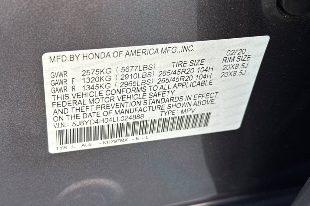 Certified 2020 Acura MDX A-Spec AWD/4WD image 39
