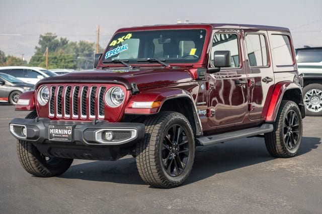 Used 2021 Jeep Wrangler Unlimited Sahara w/ Cold Weather Group AWD/4WD image 45