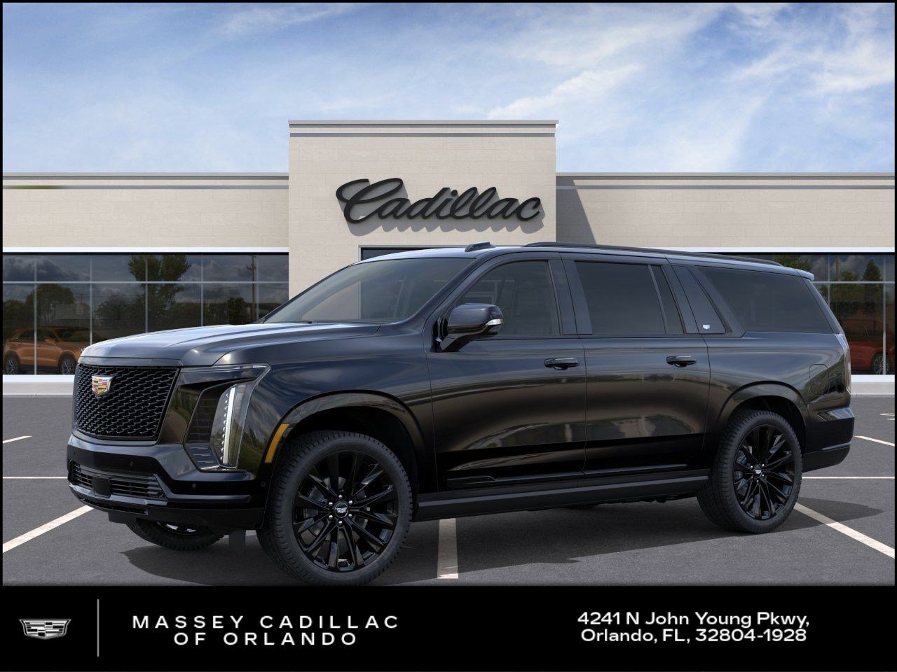 New 2026 Cadillac Escalade ESV Platinum Sport w/ LPO, ONYX Package AWD/4WD image 1