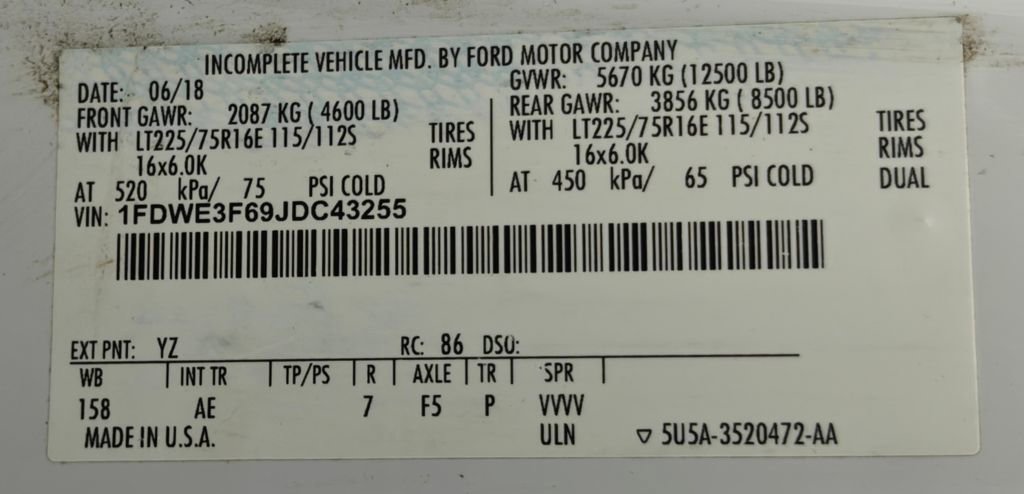 Used 2018 Ford E-350 and Econoline 350 Super Duty w/ Power Windows & Locks Group RWD image 39