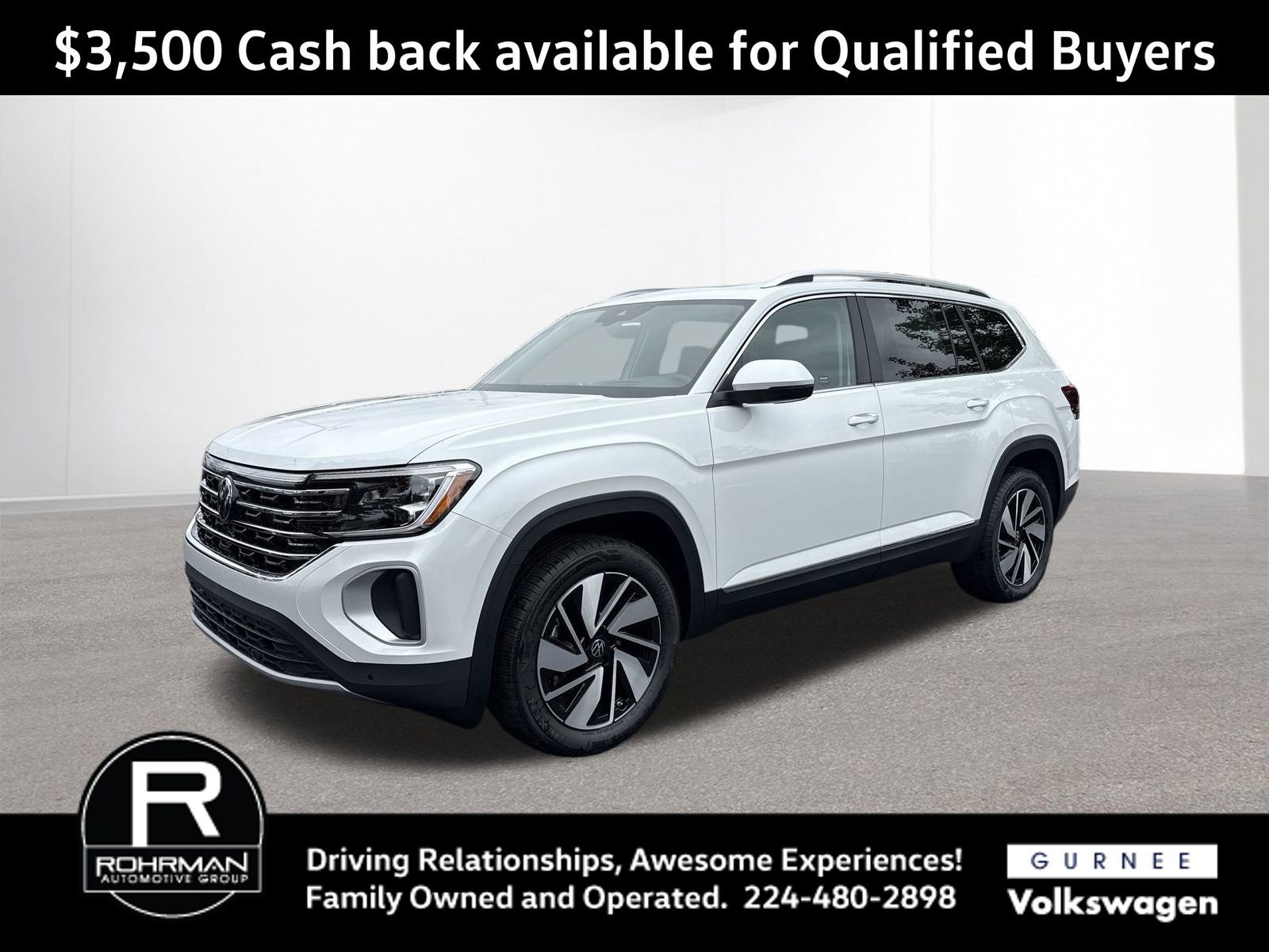 New 2026 Volkswagen Atlas SEL AWD/4WD image 1