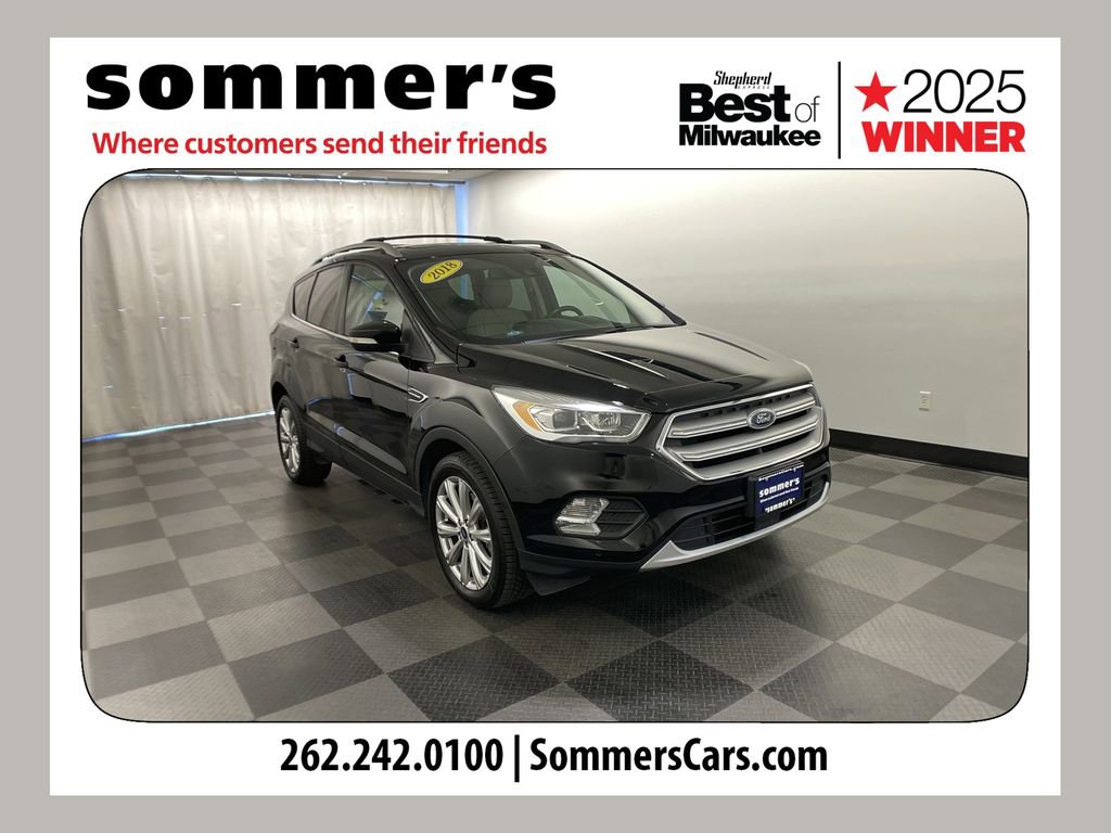 Used 2018 Ford Escape Titanium w/ Ford Safe & Smart Package AWD/4WD 360° Tour