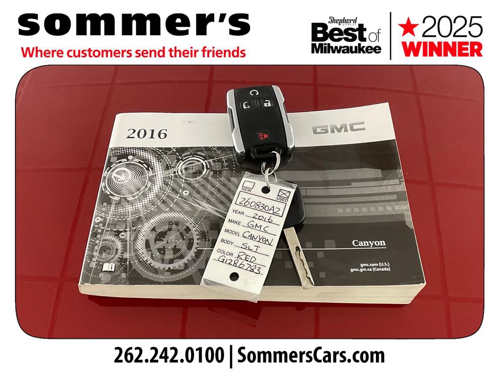 Used 2016 GMC Canyon SLT w/ Driver Alert Package image 25