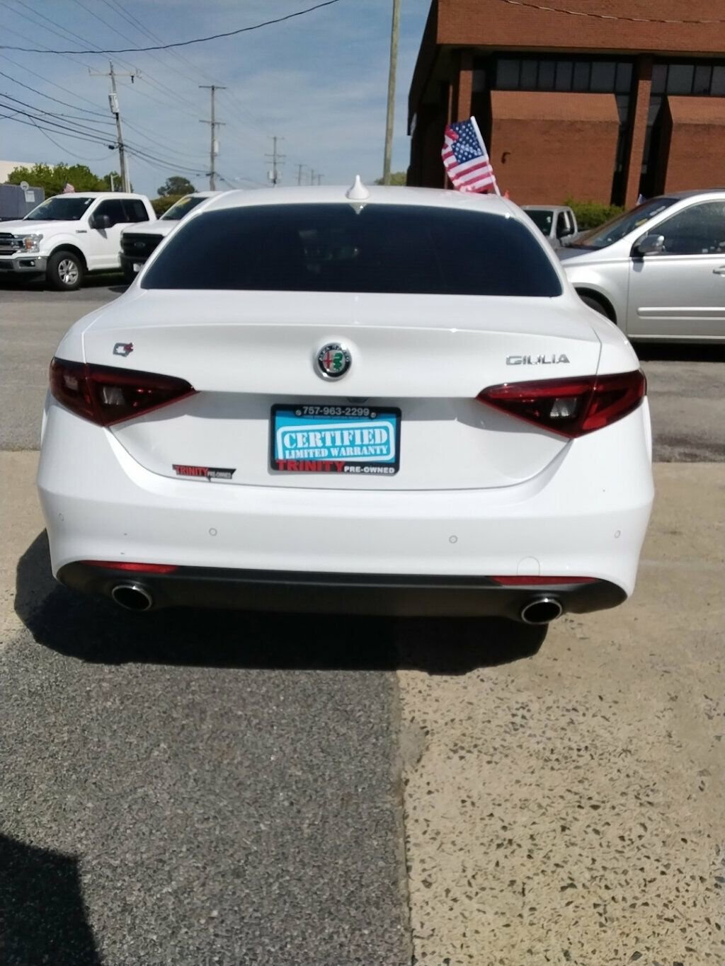 Used 2017 Alfa Romeo Giulia AWD w/ Cold Weather Package image 3