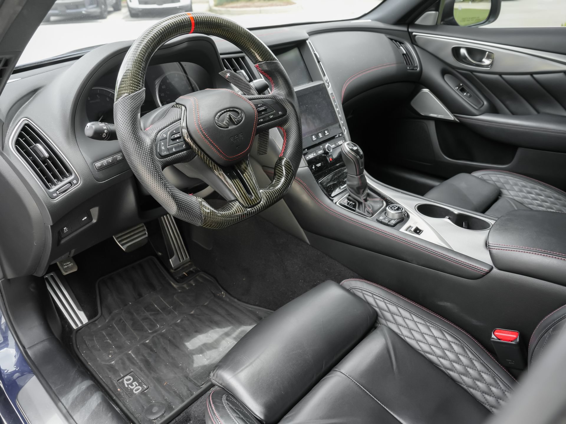 Used 2018 INFINITI Q50 Red Sport 400 w/ Sensory Package (Sport) AWD/4WD image 16