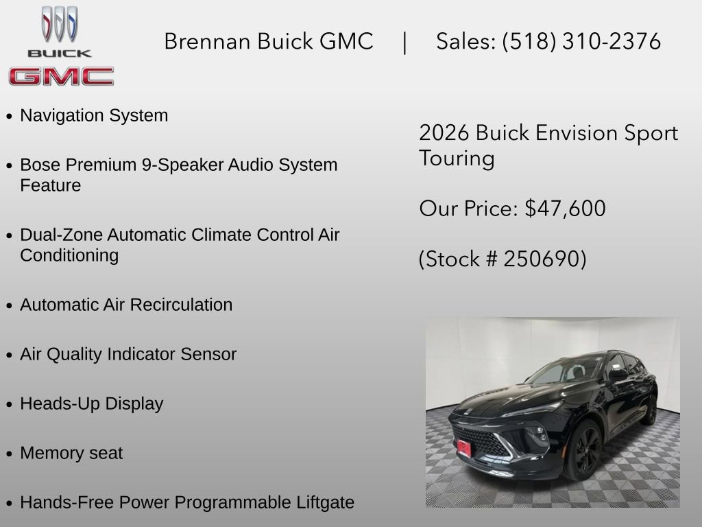 New 2026 Buick Envision Sport Touring AWD/4WD image 12