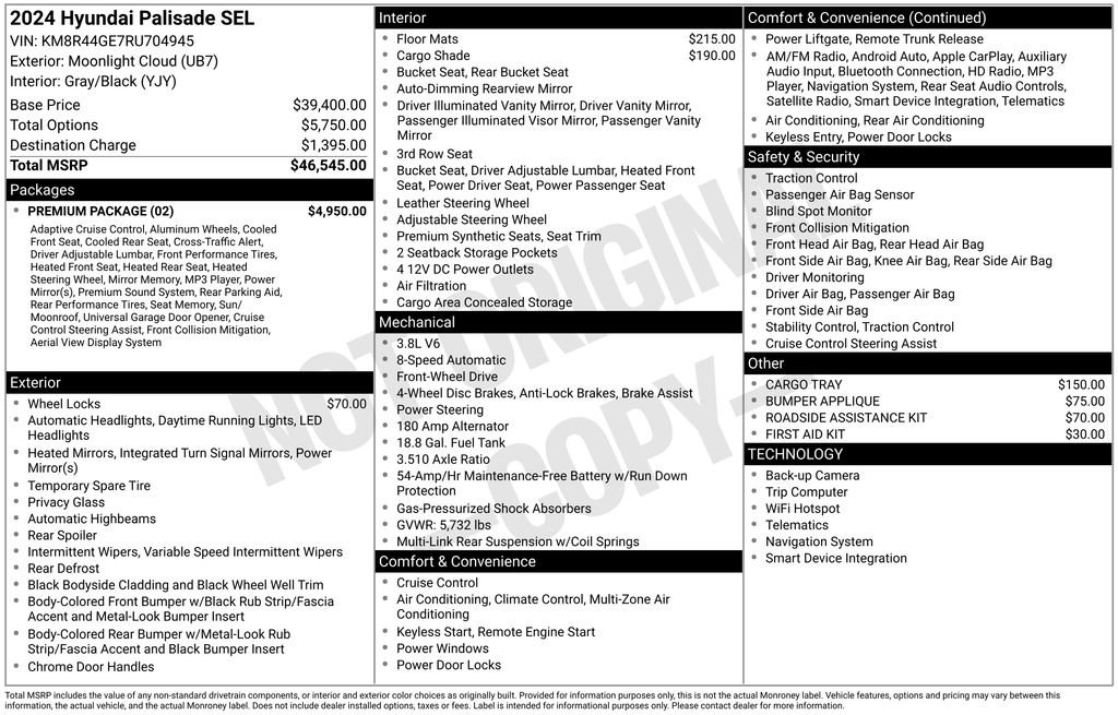 Used 2024 Hyundai Palisade SEL w/ Premium Package FWD image 7