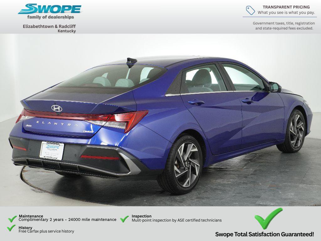 Certified 2024 Hyundai Elantra Limited FWD image 3