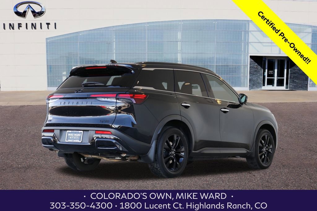 Certified 2025 INFINITI QX60 Luxe w/ Black Edition image 6