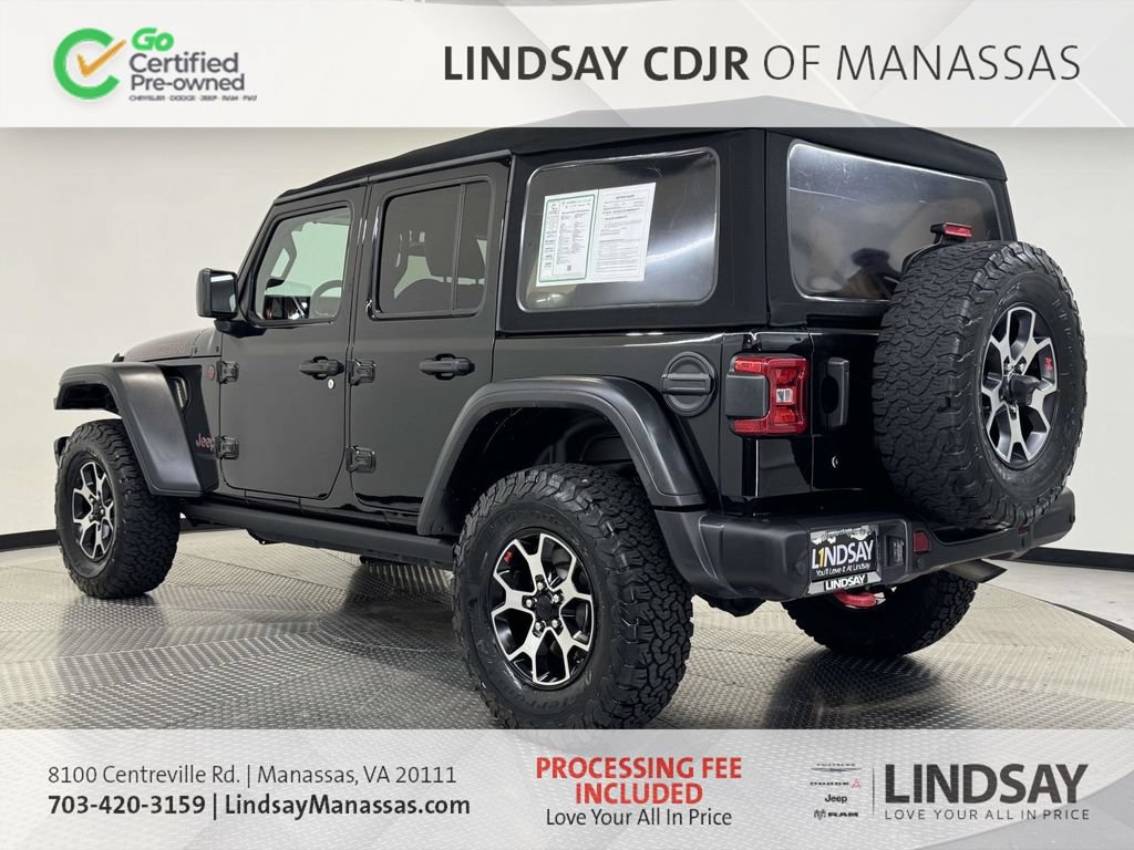 Certified 2020 Jeep Wrangler Unlimited Rubicon AWD/4WD image 7