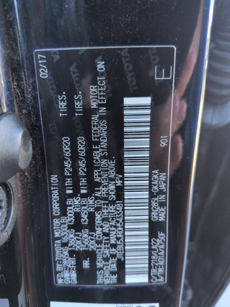 Used 2017 Toyota 4Runner Limited AWD/4WD image 29