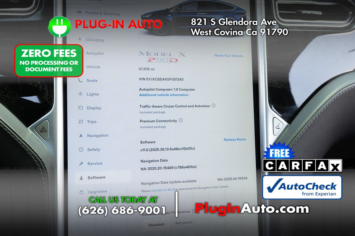 Used 2016 Tesla Model X P90D AWD/4WD image 2